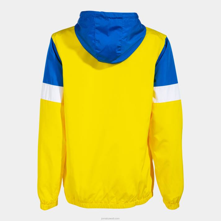 Joma 82P4R4073 أصفر أزرق ملكي طاقم سترة المطر رابعا نحيف
