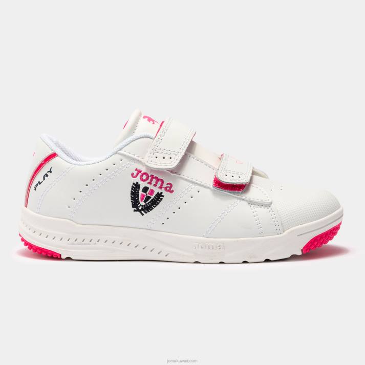 Joma 82P4R4079 الفوشيه الأبيض الاحذية الكاجوال تلعب 22 صغار