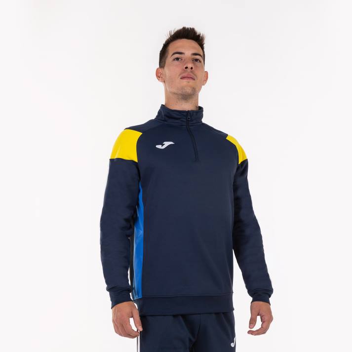 Joma 82P4R4081 الأزرق الداكن الأصفر الملكي الأزرق طاقم قميص من النوع الثقيل iii رجال