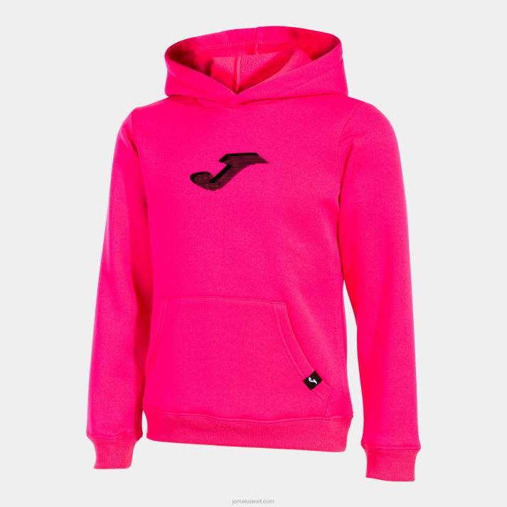 Joma 82P4R4091 الفلورسنت الوردي سترة فتاة مقنعين الأسد