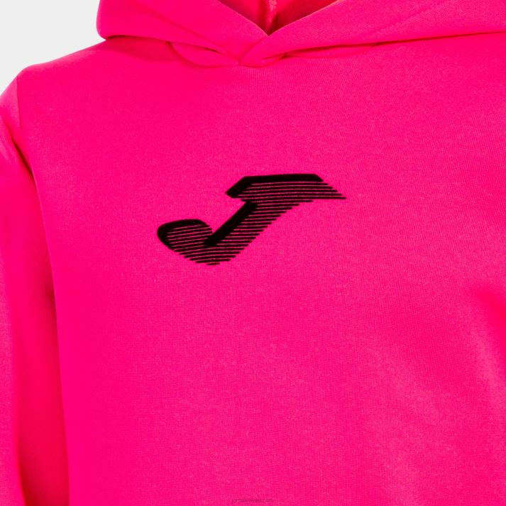 Joma 82P4R4091 الفلورسنت الوردي سترة فتاة مقنعين الأسد