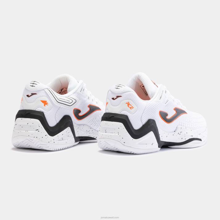 Joma 82P4R40 أبيض أسود حذاء t.ace 23 طين رجال