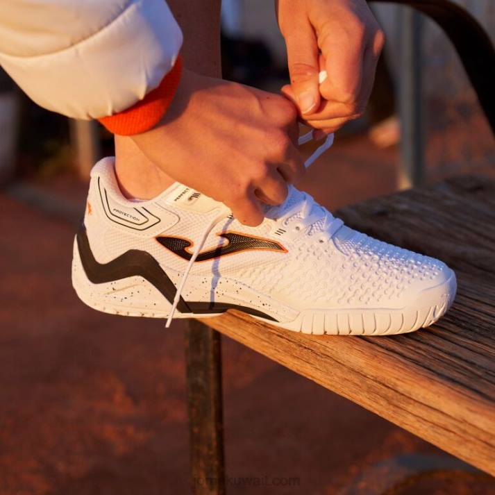 Joma 82P4R40 أبيض أسود حذاء t.ace 23 طين رجال