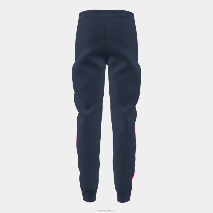 Joma 82P4R4118 الأزرق الداكن الأحمر لونغز السراويل شريطية رجال