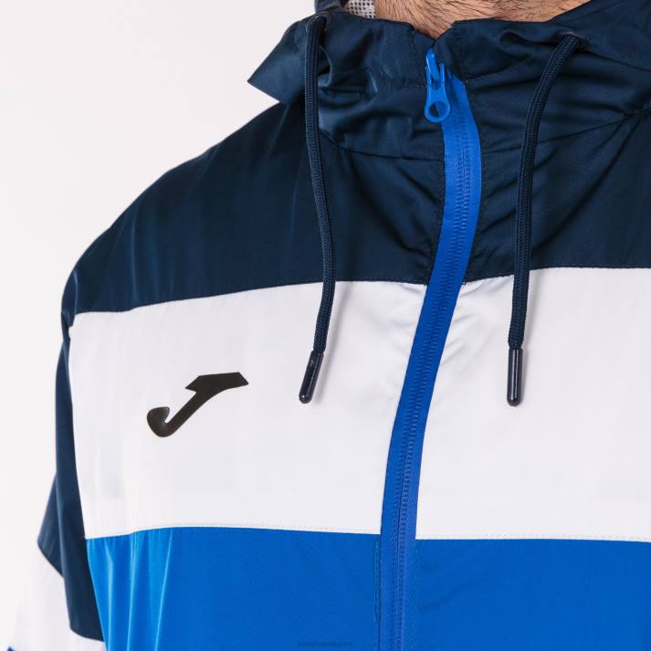 Joma 82P4R4121 الأزرق الملكي الأزرق الداكن طاقم سترة المطر رابعا رجال