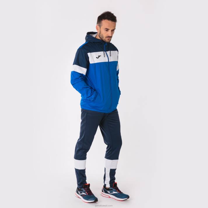 Joma 82P4R4121 الأزرق الملكي الأزرق الداكن طاقم سترة المطر رابعا رجال