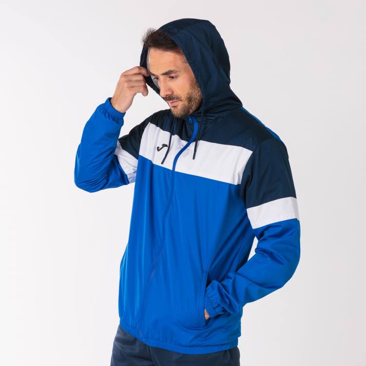 Joma 82P4R4121 الأزرق الملكي الأزرق الداكن طاقم سترة المطر رابعا رجال