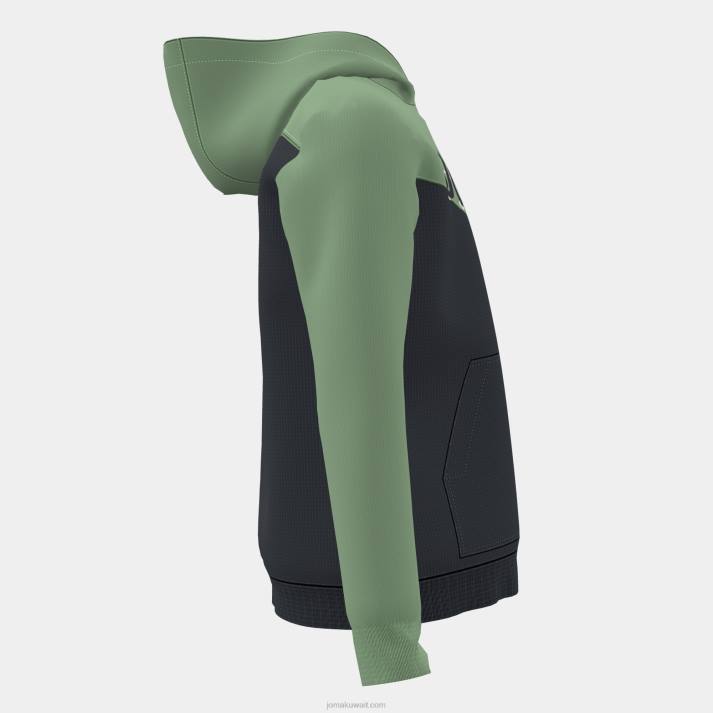 Joma 82P4R4126 الكاكي الأسود حديقة سترة مقنعين رجال