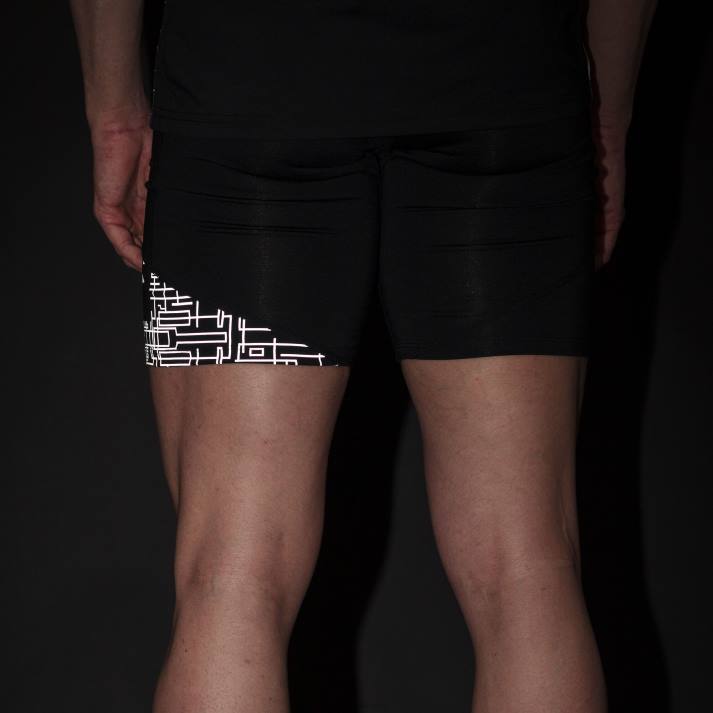 Joma 82P4R4128 أسود لباس ضيق قصير النخبة الثامن رجال