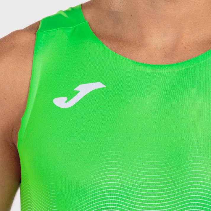 Joma 82P4R4131 الفلورسنت الأخضر الأبيض أعلى خزان النخبة السابع رجال