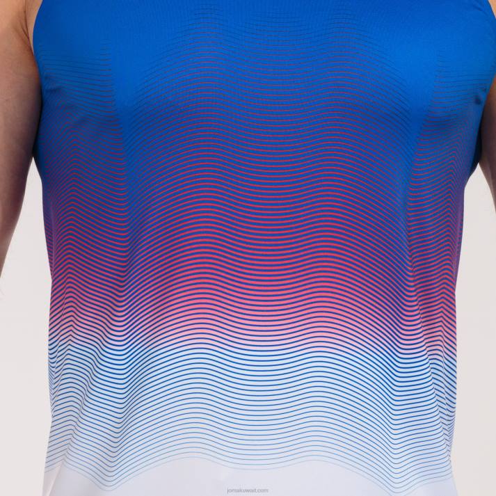 Joma 82P4R4132 أزرق ملكي أبيض أحمر أعلى خزان النخبة السابع رجال