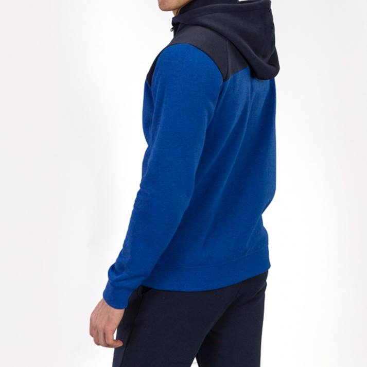 Joma 82P4R4138 الأزرق الملكي الأزرق الداكن الفائز سترة مقنعين الثاني رجال