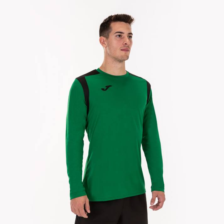 Joma 82P4R4142 أخضر أسود بطولة القميص بأكمام طويلة v رجال