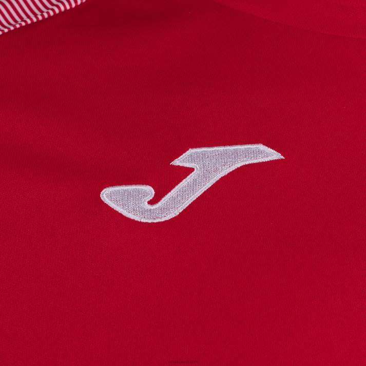 Joma 82P4R4145 احمر ابيض قميص قصير الأكمام أساسي الثاني رجال