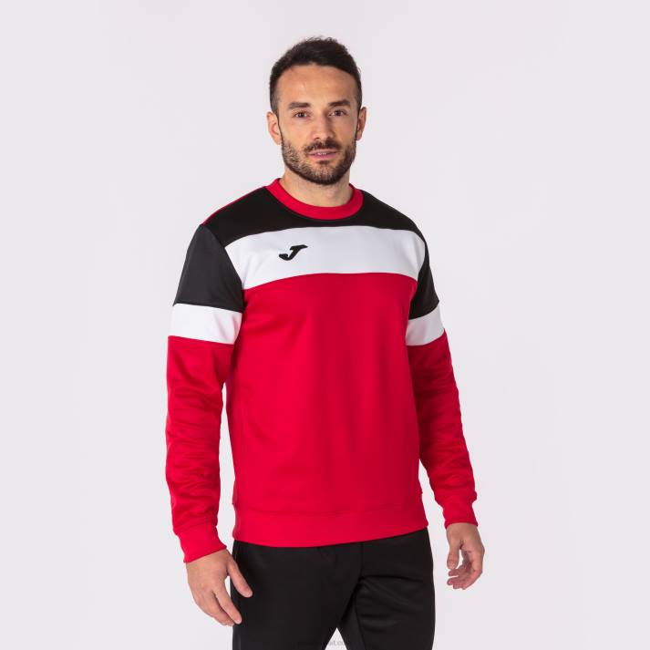 Joma 82P4R4158 أحمر أسود أبيض طاقم قميص من النوع الثقيل الرابع رجال