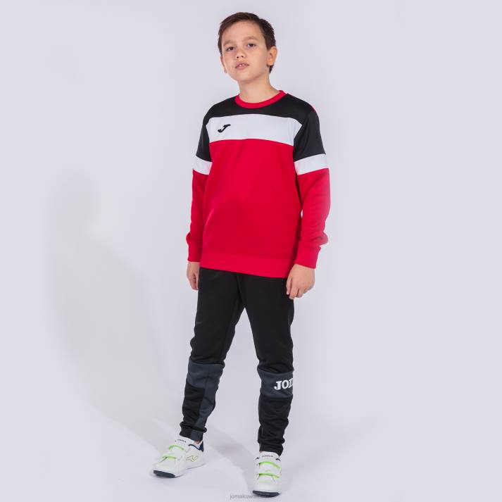 Joma 82P4R4158 أحمر أسود أبيض طاقم قميص من النوع الثقيل الرابع رجال