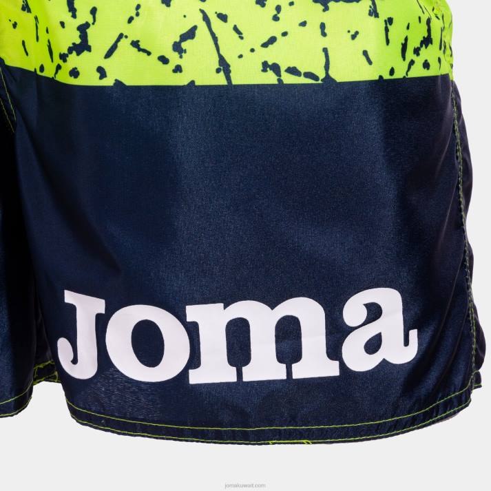 Joma 82P4R4163 أصفر أزرق كحلي مكاييل جذوع السباحة رجال