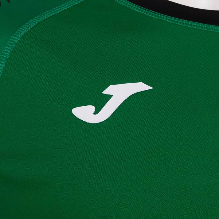 Joma 82P4R4172 أخضر قميص قصير الأكمام Hispa III رجال