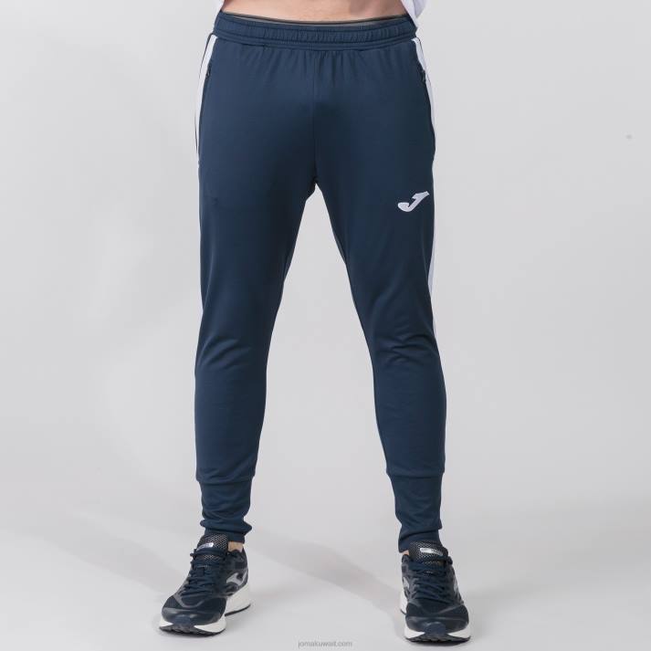 Joma 82P4R4175 الأزرق الداكن الأبيض السراويل الطويلة تتقدم رجال