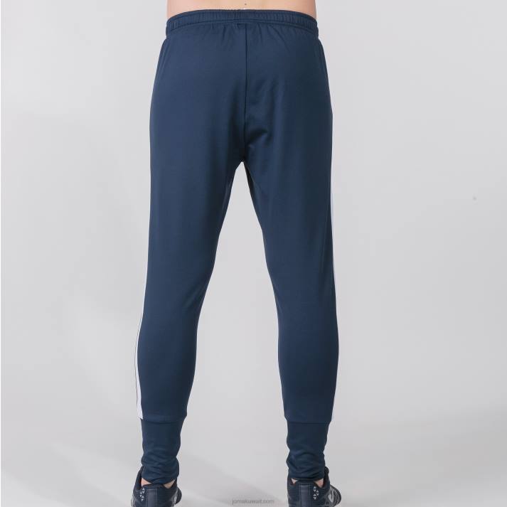 Joma 82P4R4175 الأزرق الداكن الأبيض السراويل الطويلة تتقدم رجال