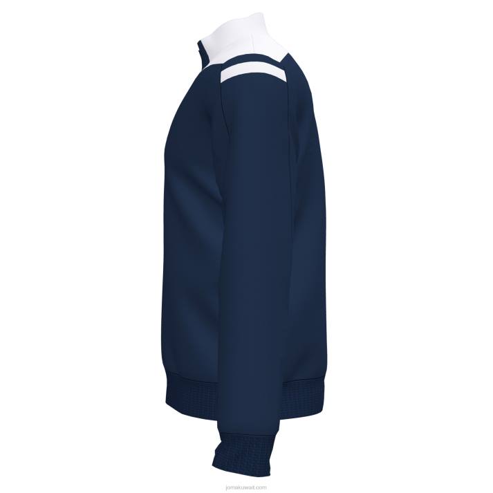 Joma 82P4R4177 الأزرق الداكن الأبيض بطولة قميص من النوع الثقيل vi رجال