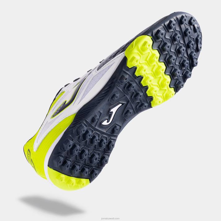 Joma 82P4R419 الأزرق الداكن الأبيض حذاء كرة القدم Cancha 23 turf