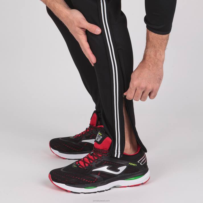 Joma 82P4R4200 أسود أبيض سروال طويل كلاسيكي رجال