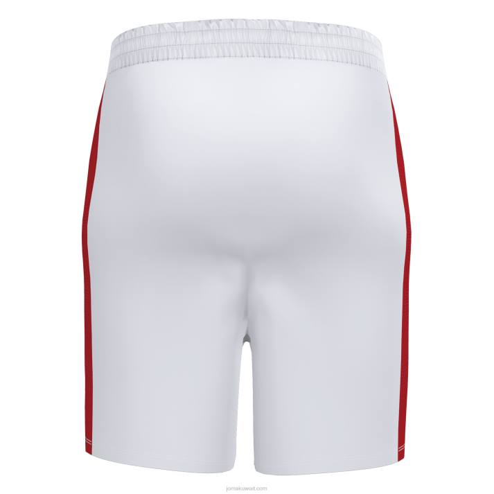 Joma 82P4R4202 أبيض أحمر شورت ماكسي رجال