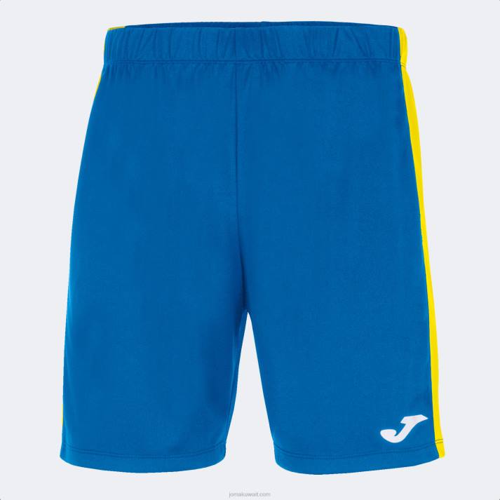 Joma 82P4R4203 الأزرق الملكي الأصفر شورت ماكسي رجال