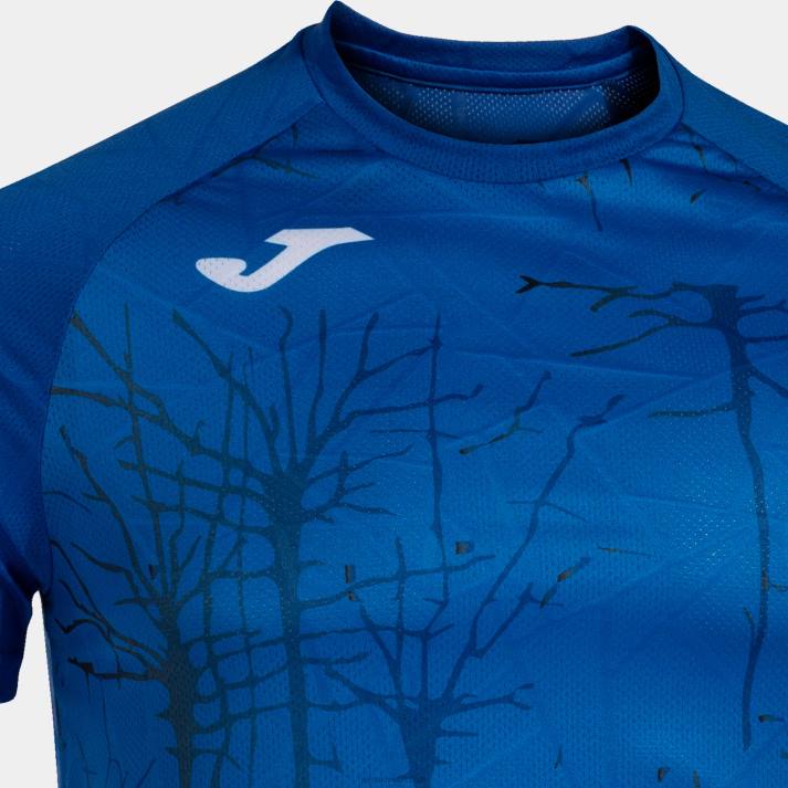 Joma 82P4R4221 الأزرق الملكي قميص قصير الأكمام النخبة التاسع رجال