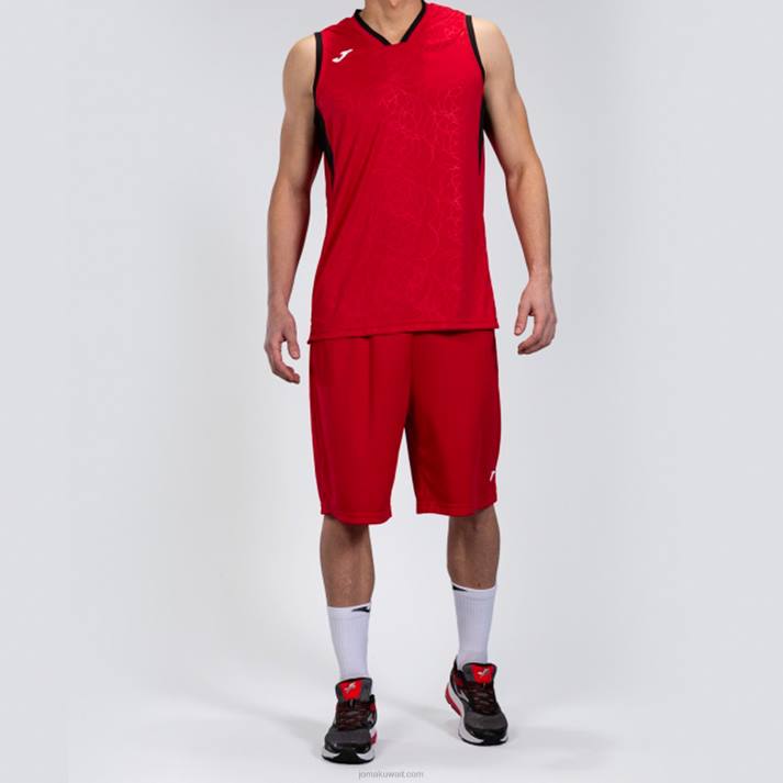 Joma 82P4R4242 أحمر أسود وضع الحرم الجامعي رجال