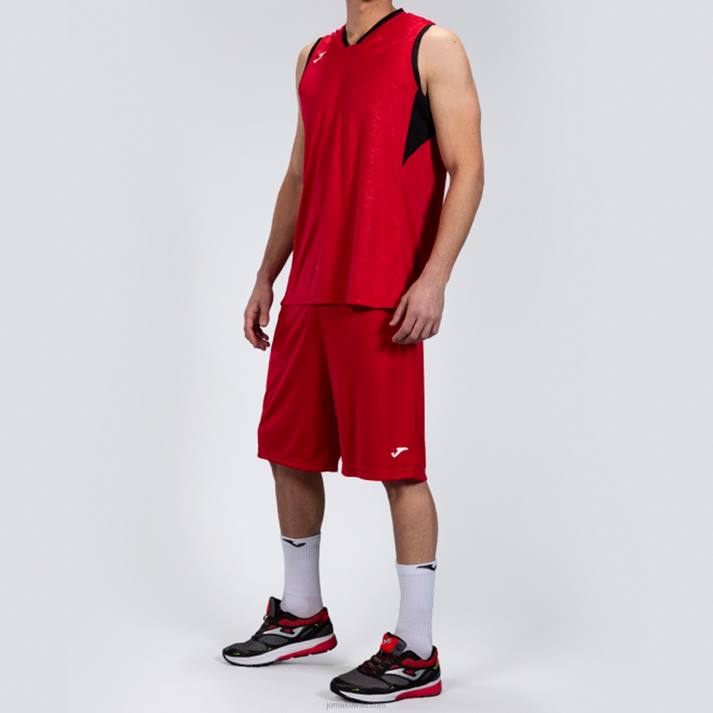 Joma 82P4R4242 أحمر أسود وضع الحرم الجامعي رجال