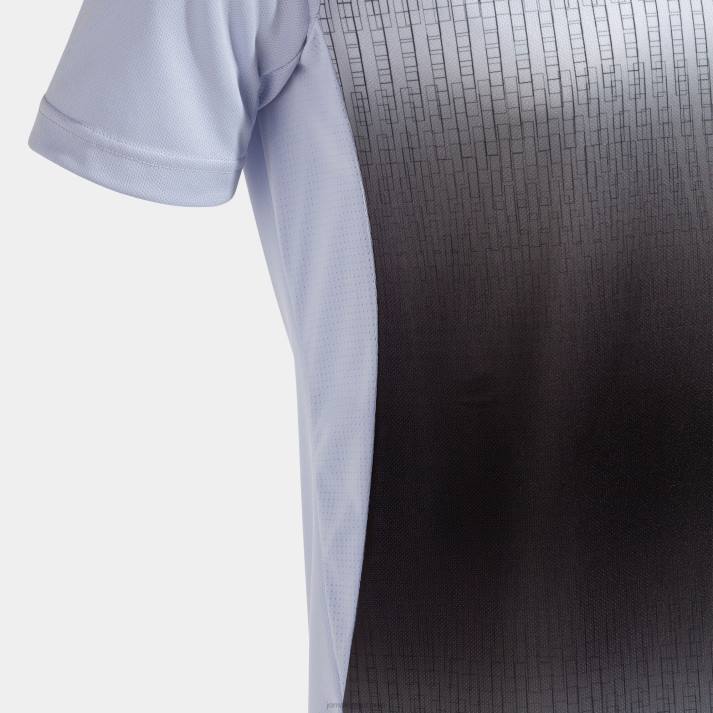 Joma 82P4R4245 السماء الزرقاء السوداء قميص بأكمام قصيرة النمر v رجال