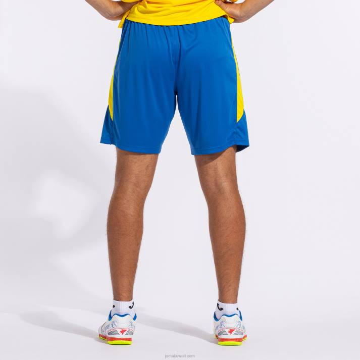 Joma 82P4R4248 الأزرق الملكي الأصفر السراويل غلاسكو رجال