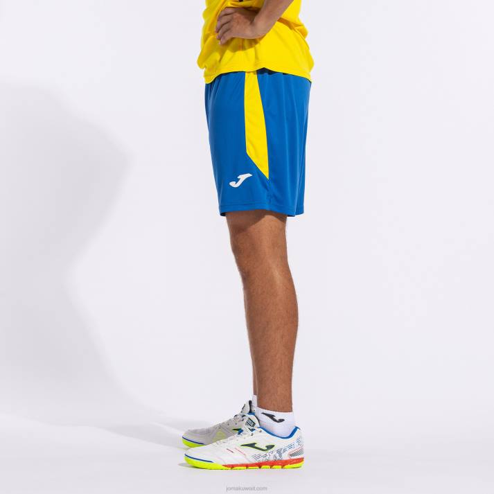 Joma 82P4R4248 الأزرق الملكي الأصفر السراويل غلاسكو رجال