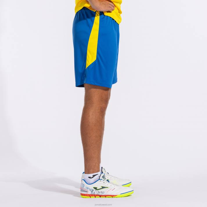 Joma 82P4R4248 الأزرق الملكي الأصفر السراويل غلاسكو رجال