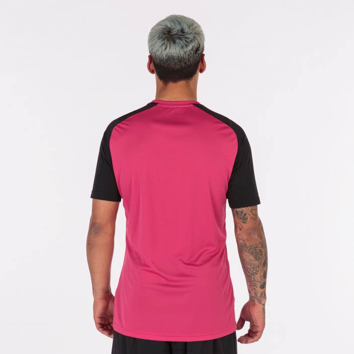 Joma 82P4R4251 الفوشيه الأسود قميص بأكمام قصيرة أكاديمية رابعا رجال