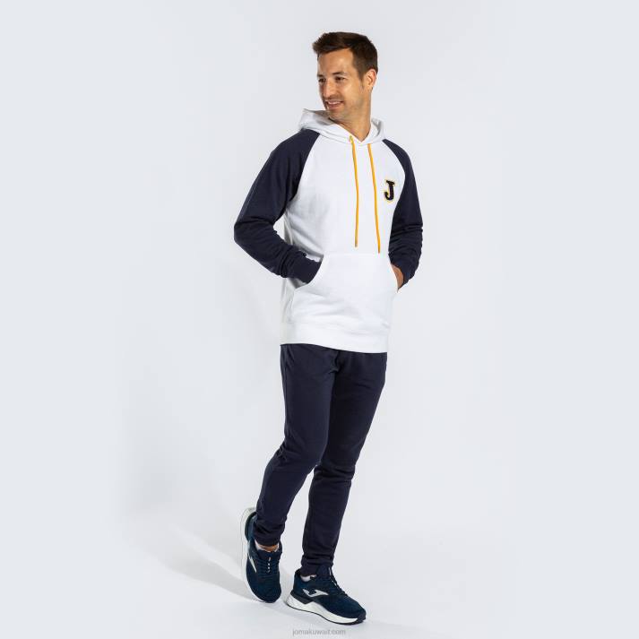 Joma 82P4R425 أبيض كحلي سترة مقنعين الشارع الحضري رجال