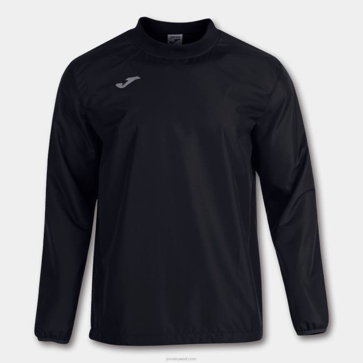 Joma 82P4R4274 أسود اتصال Rainjacket رجال