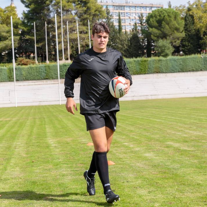 Joma 82P4R4274 أسود اتصال Rainjacket رجال