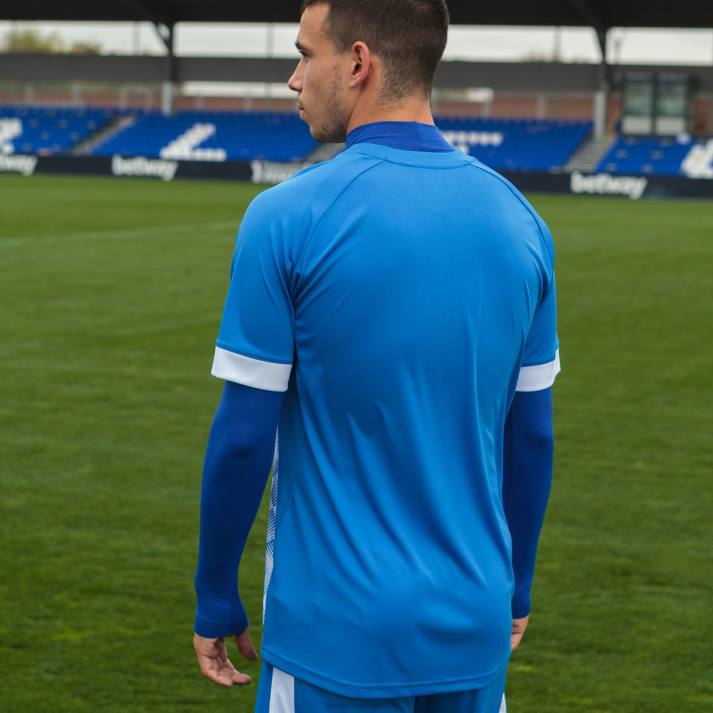 Joma 82P4R4280 أزرق ملكي أبيض قميص بأكمام قصيرة سوبر نوفا iii رجال