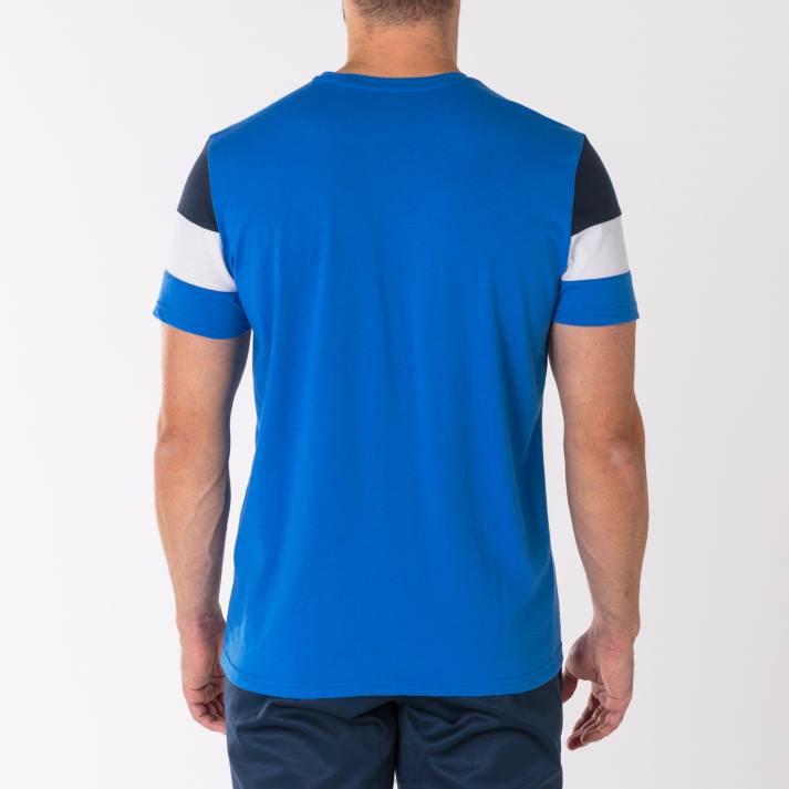 Joma 82P4R4294 الأزرق الملكي الأزرق الداكن قميص بأكمام قصيرة طاقم رابعا رجال