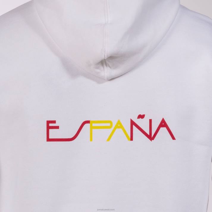 Joma 82P4R4295 أبيض مقنع سترة الترفيه اللجنة الأولمبية الإسبانية