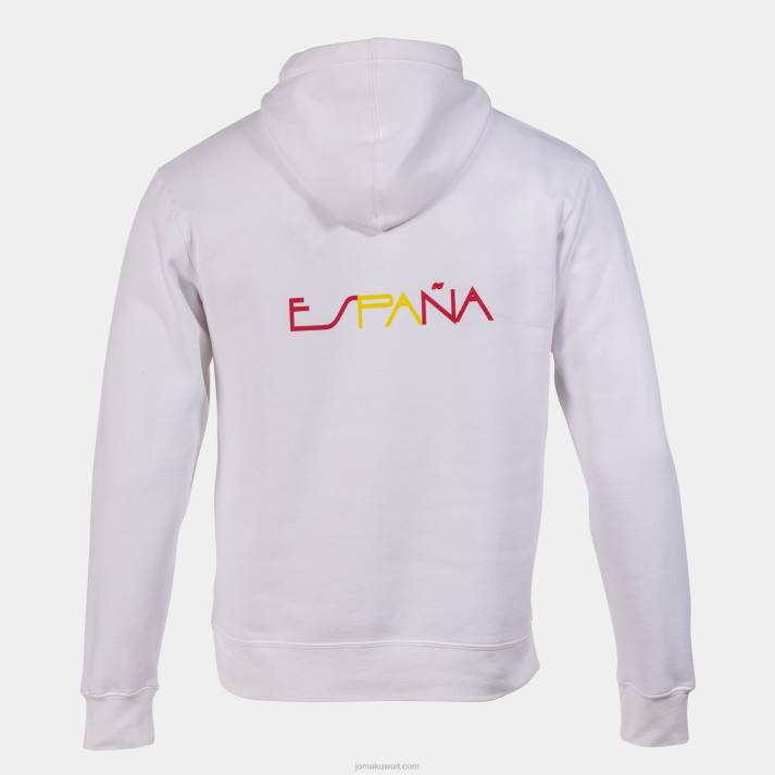 Joma 82P4R4295 أبيض مقنع سترة الترفيه اللجنة الأولمبية الإسبانية