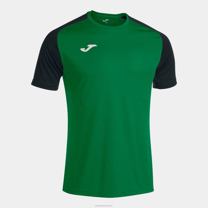 Joma 82P4R4303 أخضر أسود قميص بأكمام قصيرة أكاديمية رابعا رجال