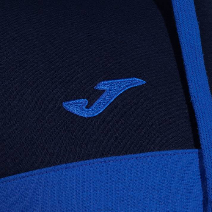 Joma 82P4R431 الأزرق الملكي الأزرق الداكن طاقم سترة مقنعين v رجال