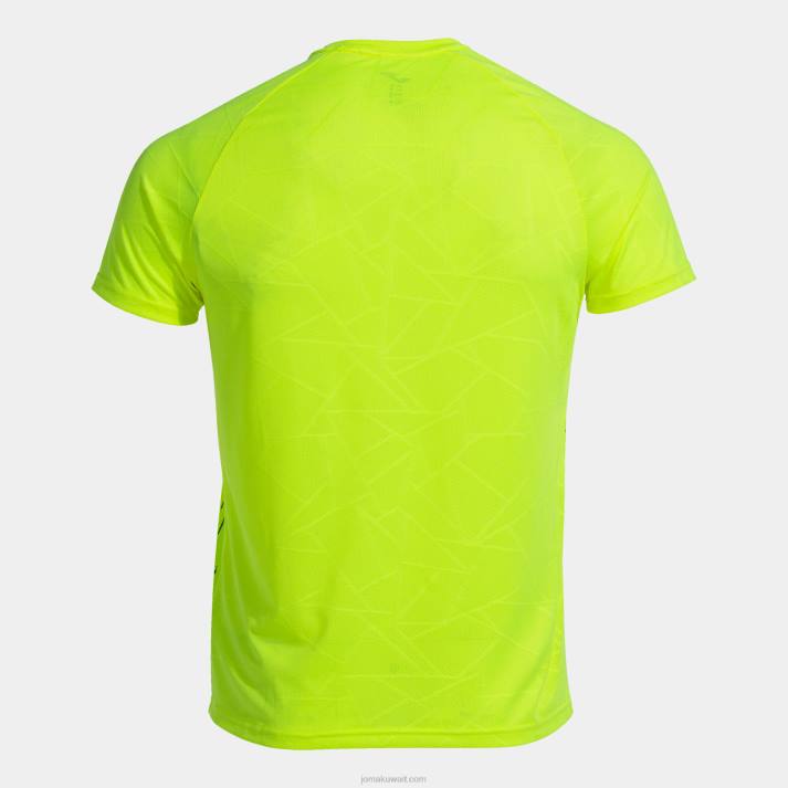 Joma 82P4R4328 الفلورسنت الأصفر قميص قصير الأكمام النخبة التاسع رجال