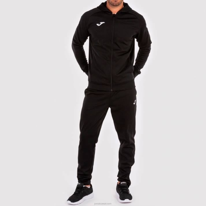 Joma 82P4R4339 أسود سترة مقنعين menfis رجال