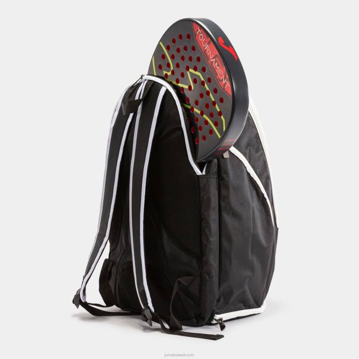 Joma 82P4R433 أسود أبيض حقيبة حذاء على ظهره مفتوحة