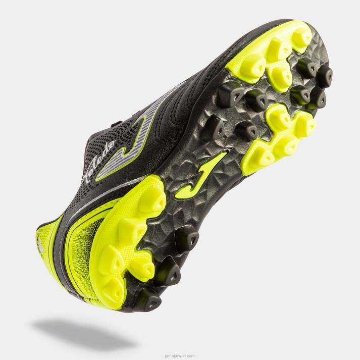 Joma 82P4R4344 أسود حذاء كرة القدم toledo 22 hard ground hg junior